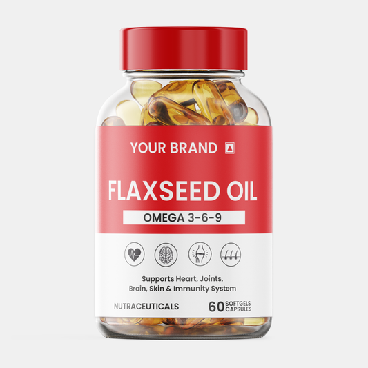 Flaxseed Oil Omega 3-6-9 Softgel Capsules